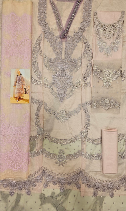 MariaB Luxury Lawn 2025 Eid Ul Azha Hit Code 2B
