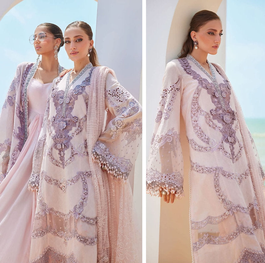 MariaB Luxury Lawn 2025 Eid Ul Azha Hit Code 2B