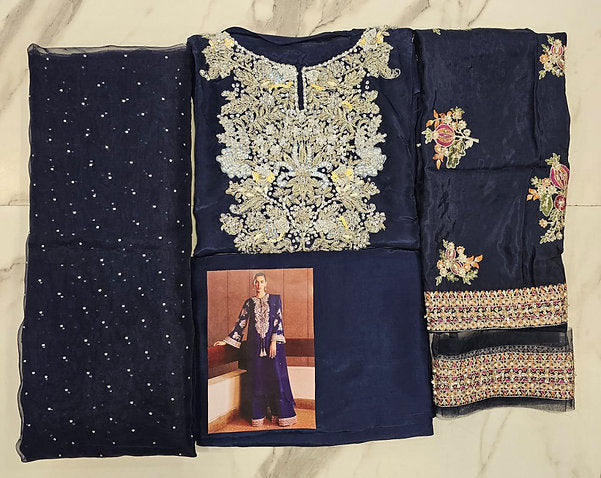 Hussain Rehar party Wear 2025 Hit Code Saxe