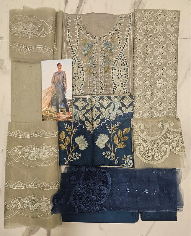 MariaB Luxury Lawn 2025 Hit Code D8