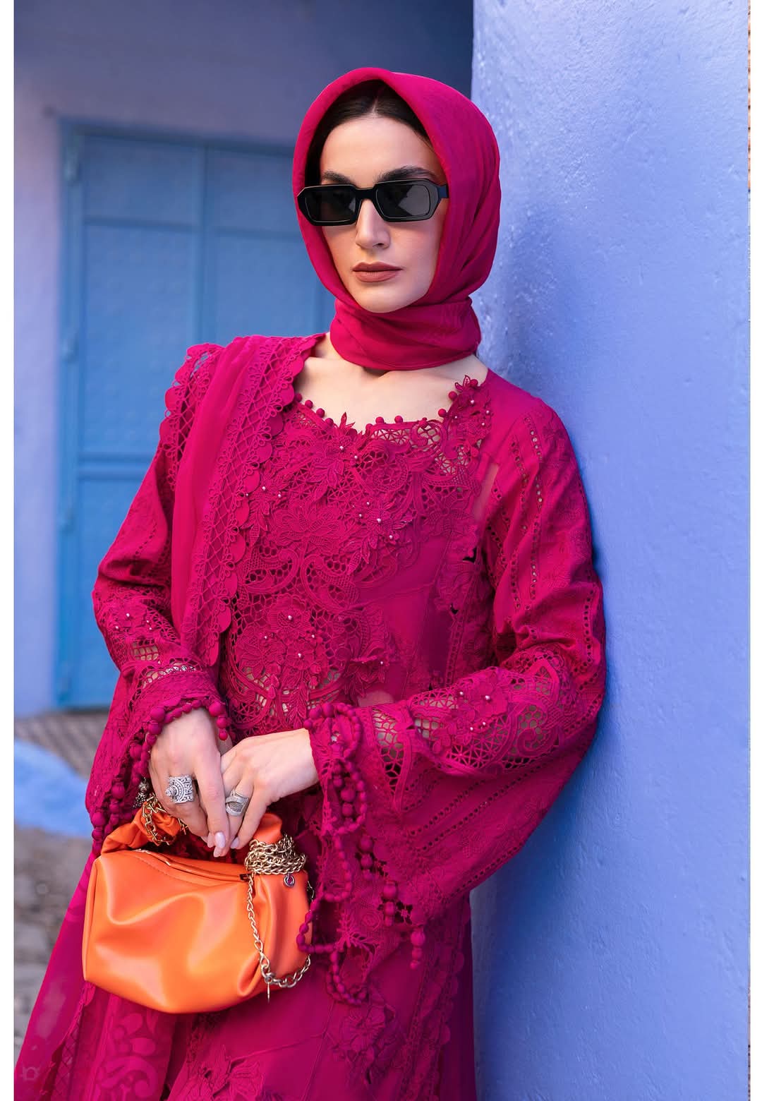 MariaB Luxury Lawn 2025 Hit Code 8A Shoking