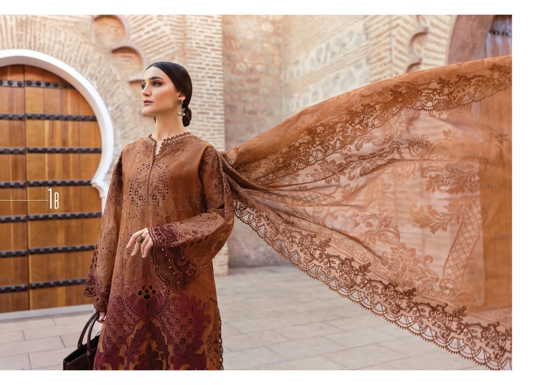 MariaB Luxury Lawn 2025 Hit Code 1B