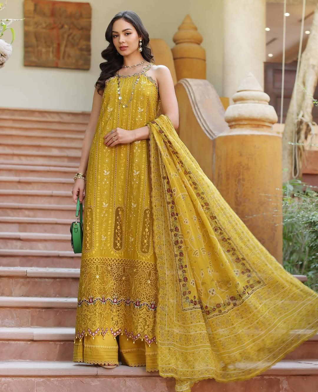 Noor By Sadia Luxury Lawn Laser Chikenkari 2025 Collection