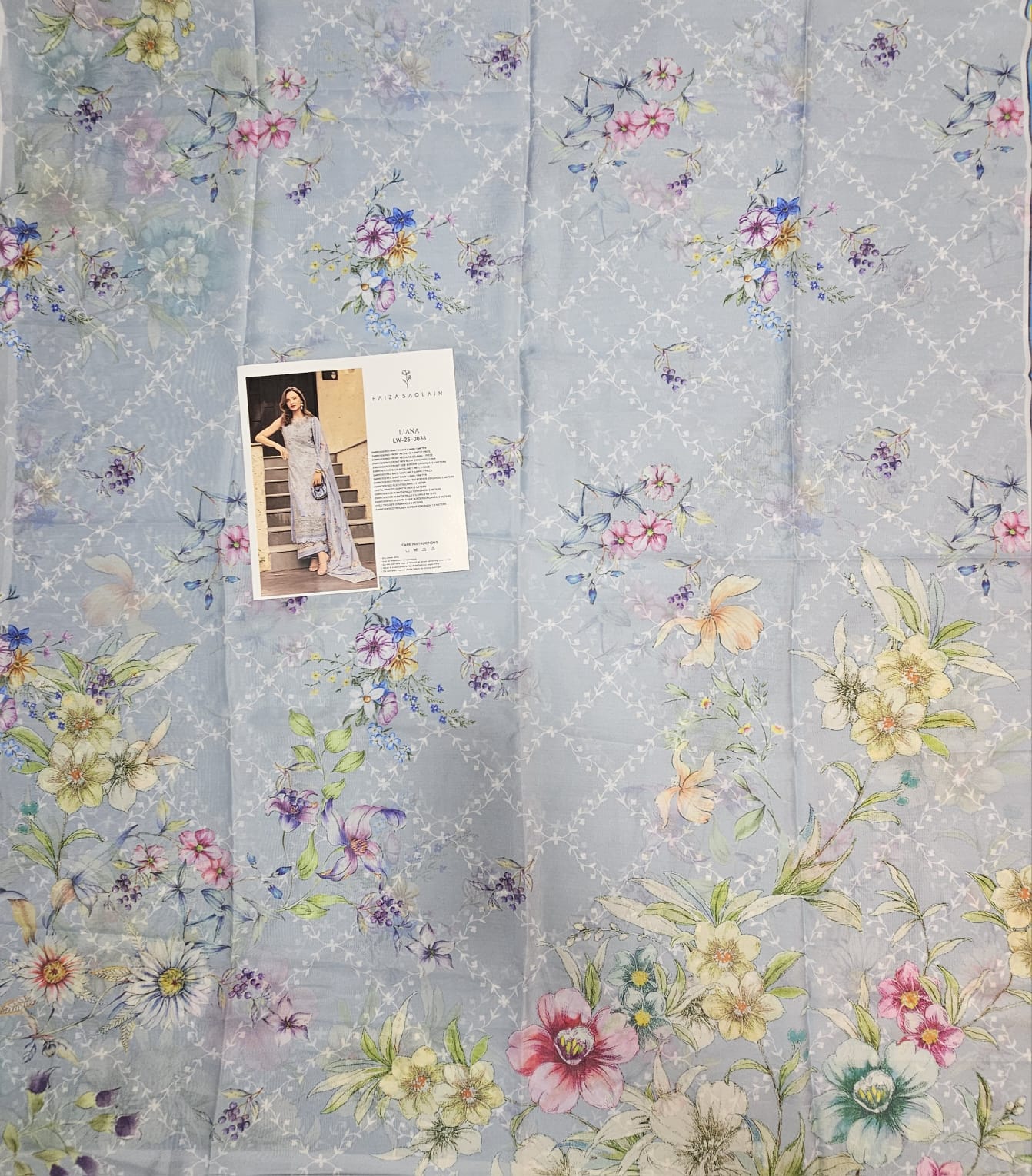 Faiza saqlain Luxury Lawn 2025 Hit Code