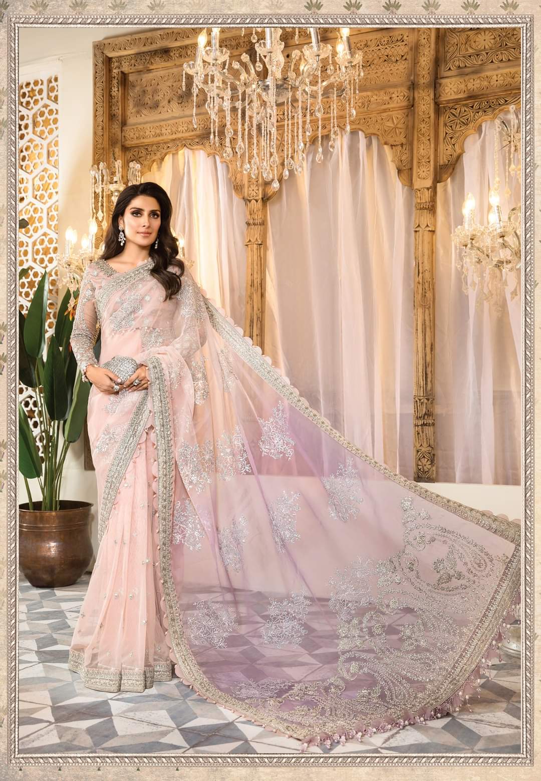 Mariab Luxury Wedding Edition Saree
