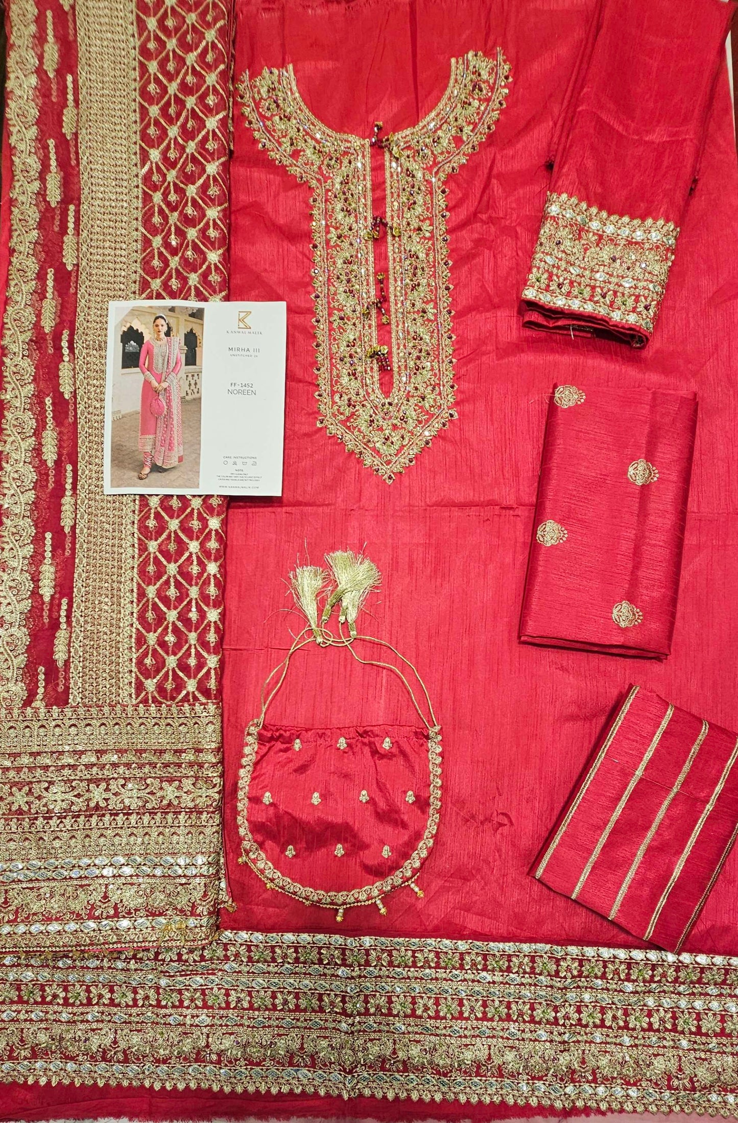 Kanwal Malik Luxury Party Wear Hit Code Noreen Shoking