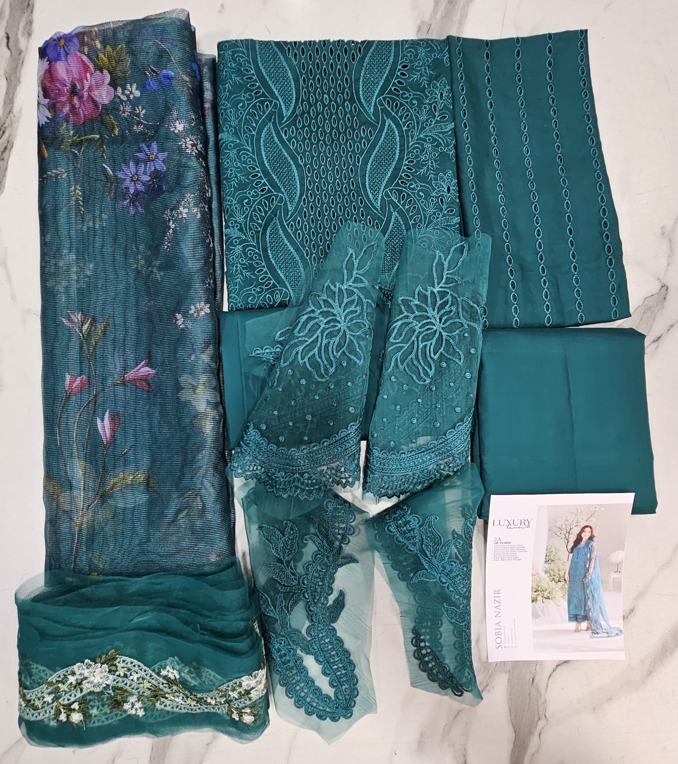 Sobia nazir Luxury Lawn 2025 Hit Code 2A