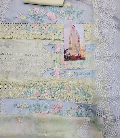 Mariab Luxury Lawn 2025 Eid ul Azha Hit Code D4