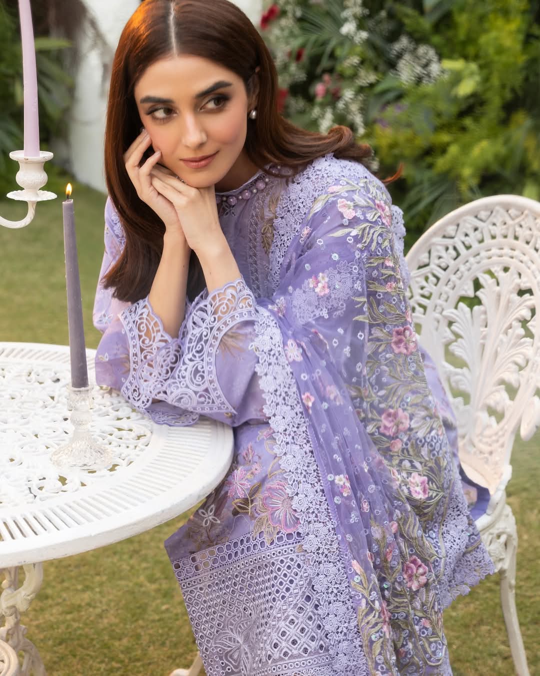 Sobia nazir Luxury Lawn 2025 Hit Code 15A Levender