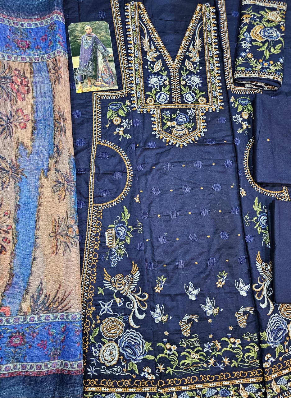 Zaha Luxury Lawn 2025 Hit Code 12-B