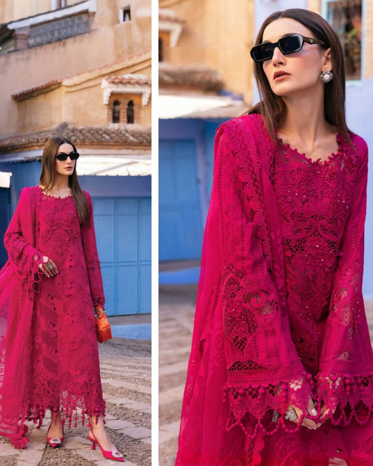 MariaB Luxury Lawn 2025 Hit Code 8A Shoking