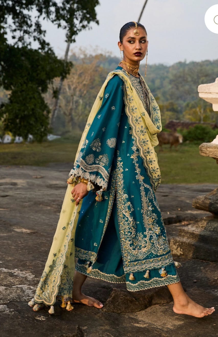 Hussain Rehar Luxury Lawn 2025 Hit Code Eupic