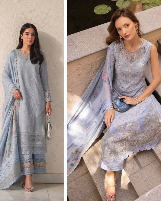 Faiza saqlain Luxury Lawn 2025 Hit Code