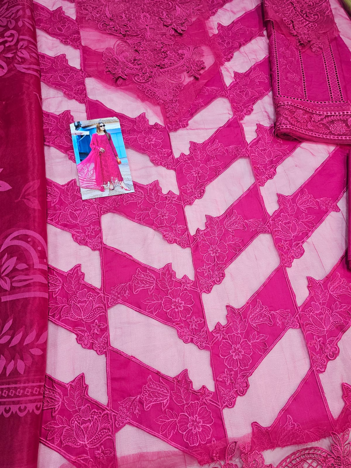 MariaB Luxury Lawn 2025 Hit Code 8A Shoking