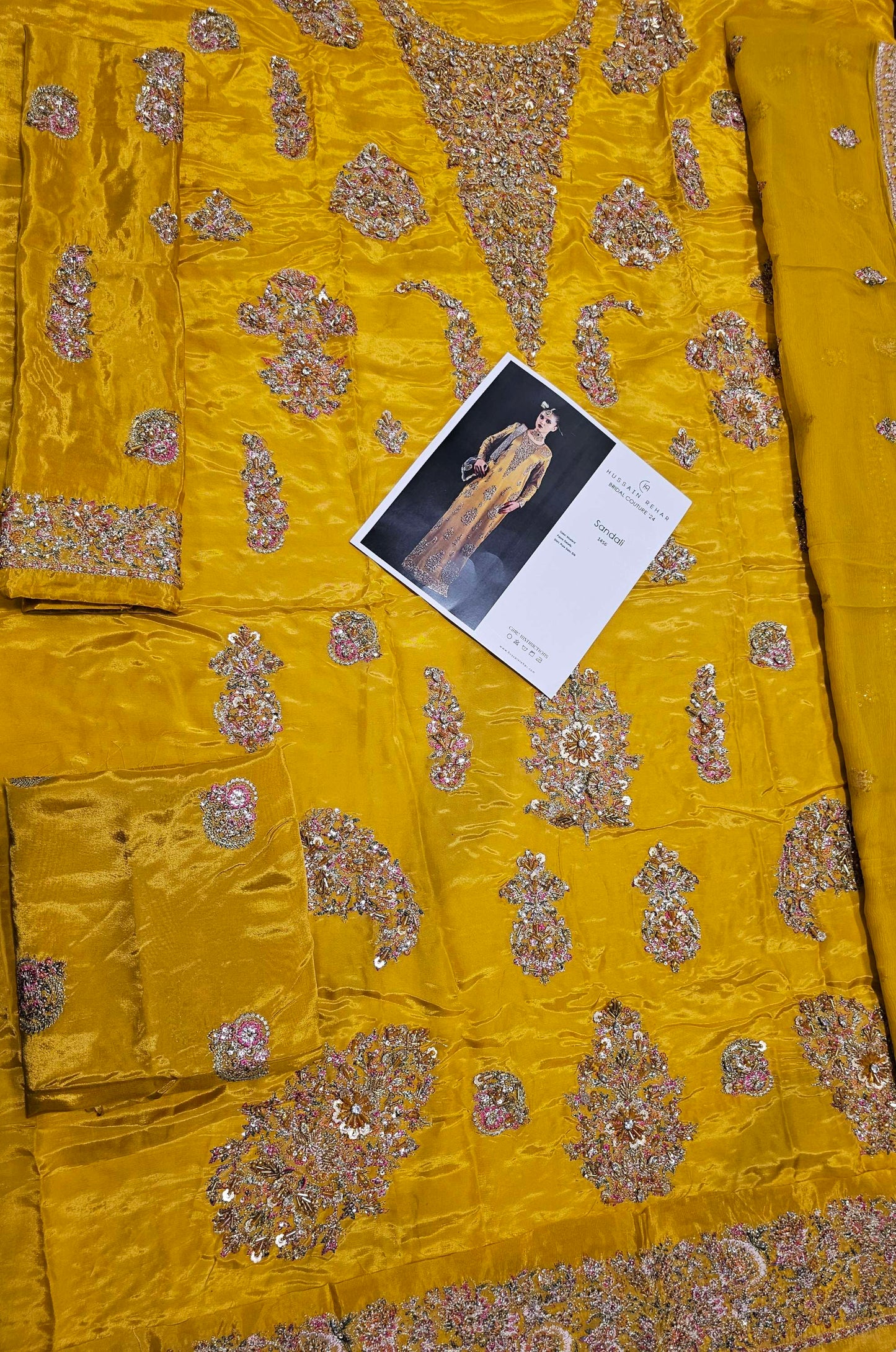 Hussain Rehar Luxury Bridal Couture Hit Code Sandali