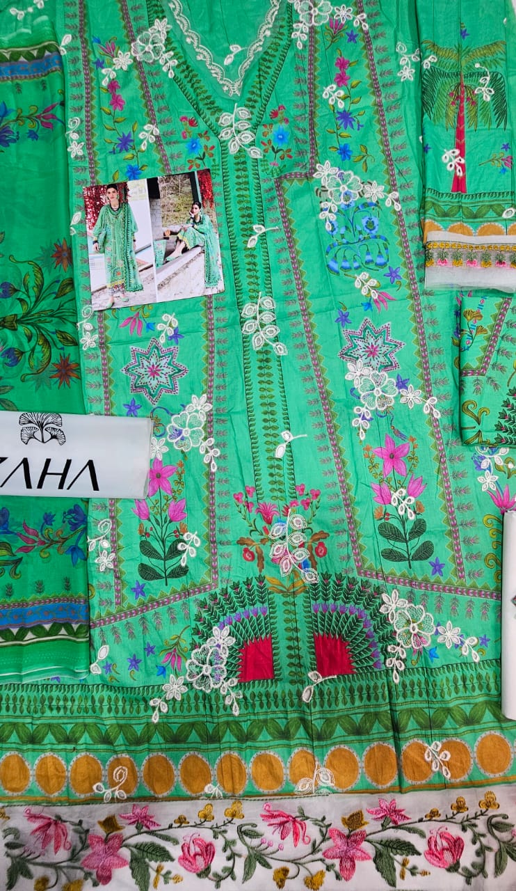 Zaha Luxury Lawn 2025 Hit Code 6A