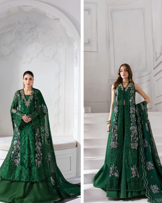 Mariab Luxury Chiffon Collection 2025 Hit Code D8