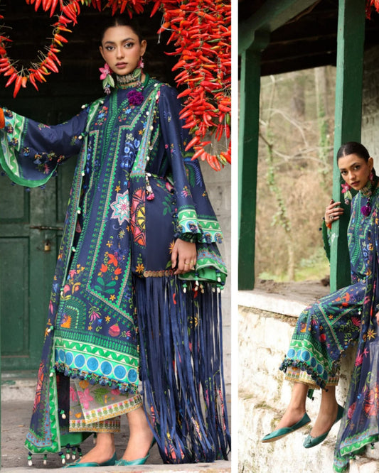 Zaha Luxury Lawn 2025 Hit Code 6B