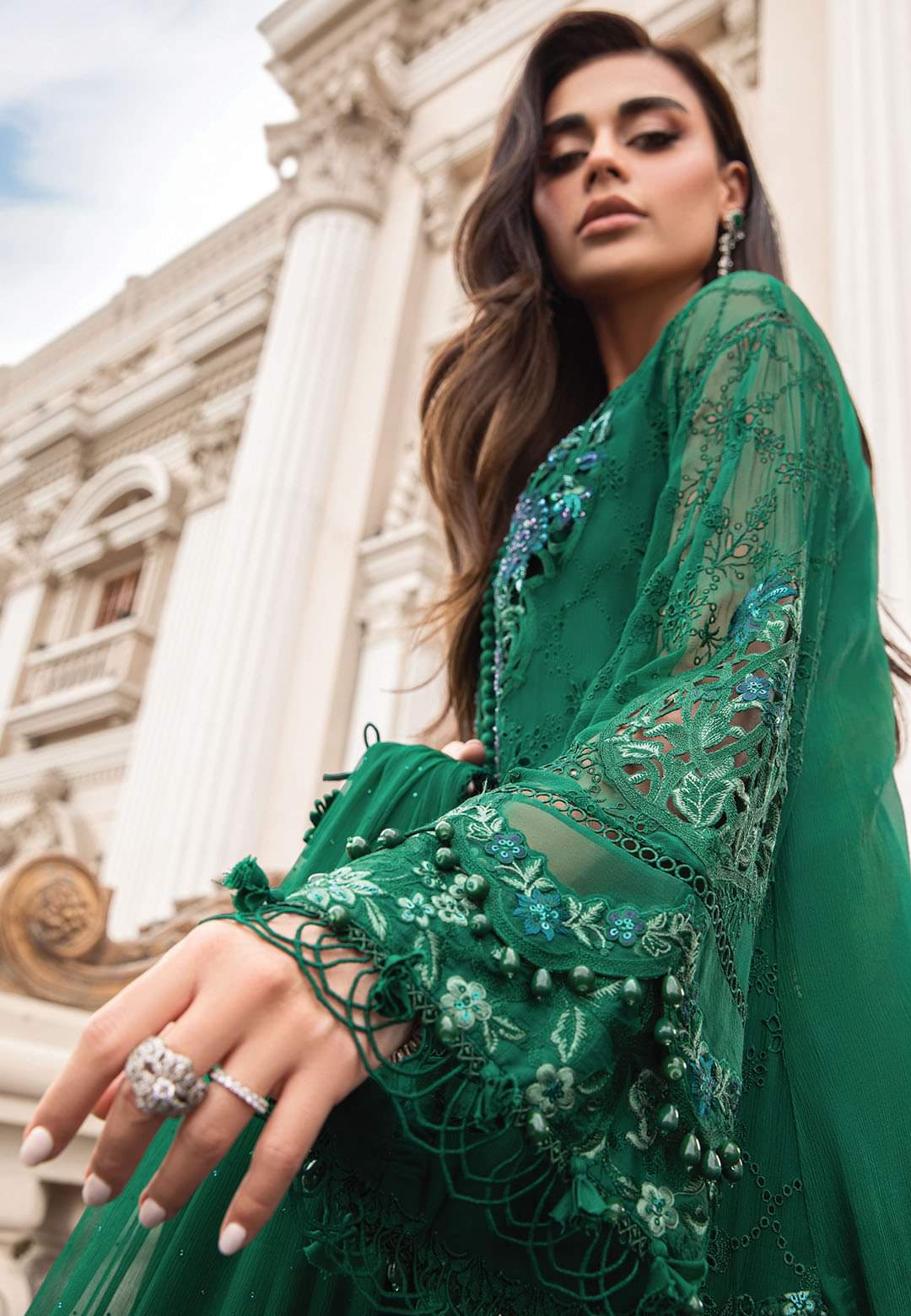 Mariab Silk Chiffon Collection 2023 Hot Demanding Code Hit Code