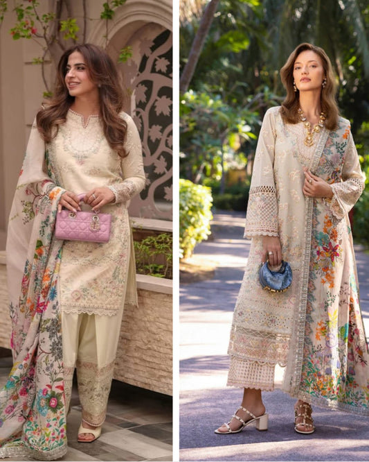 Faiza saqlain Luxury Lawn 2025 Hit Code