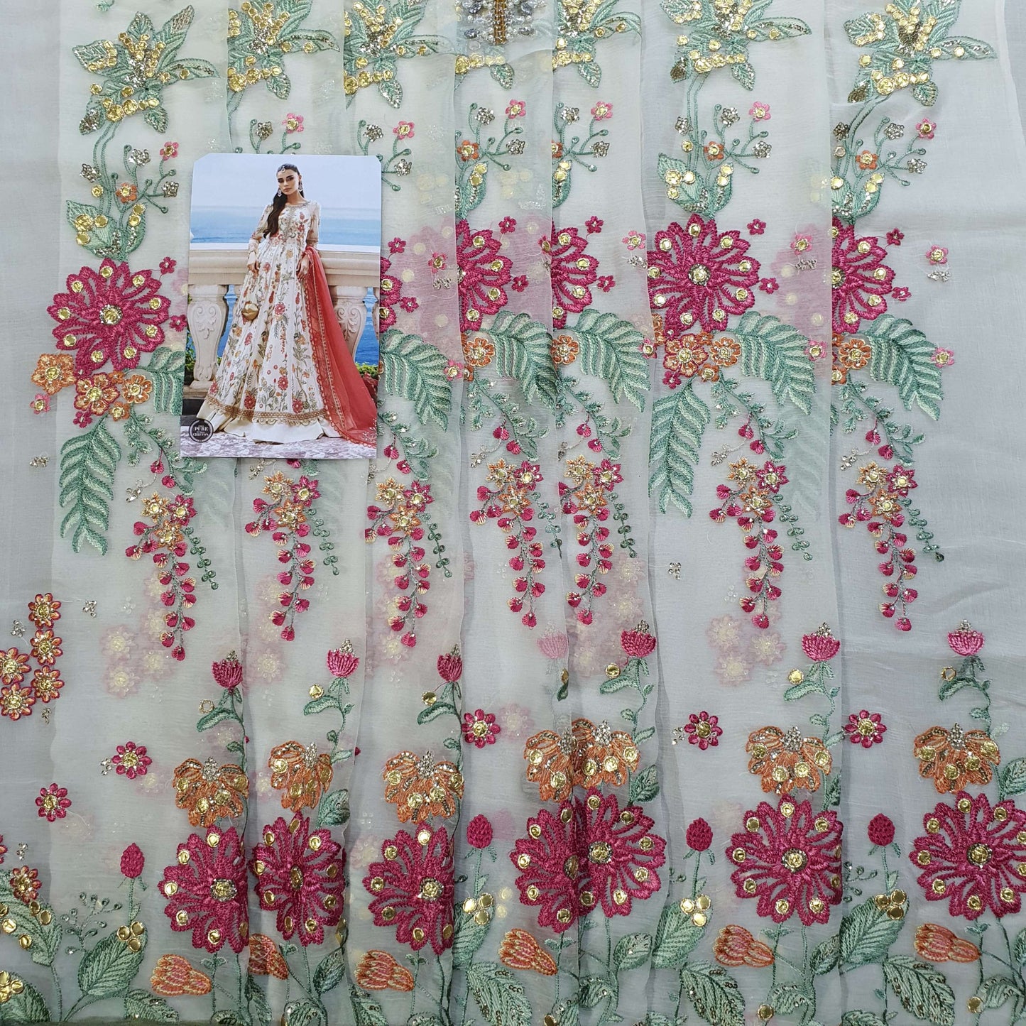 Mariab Silk Chiffon Luxury Formal 2023 Hit Code Bd 06