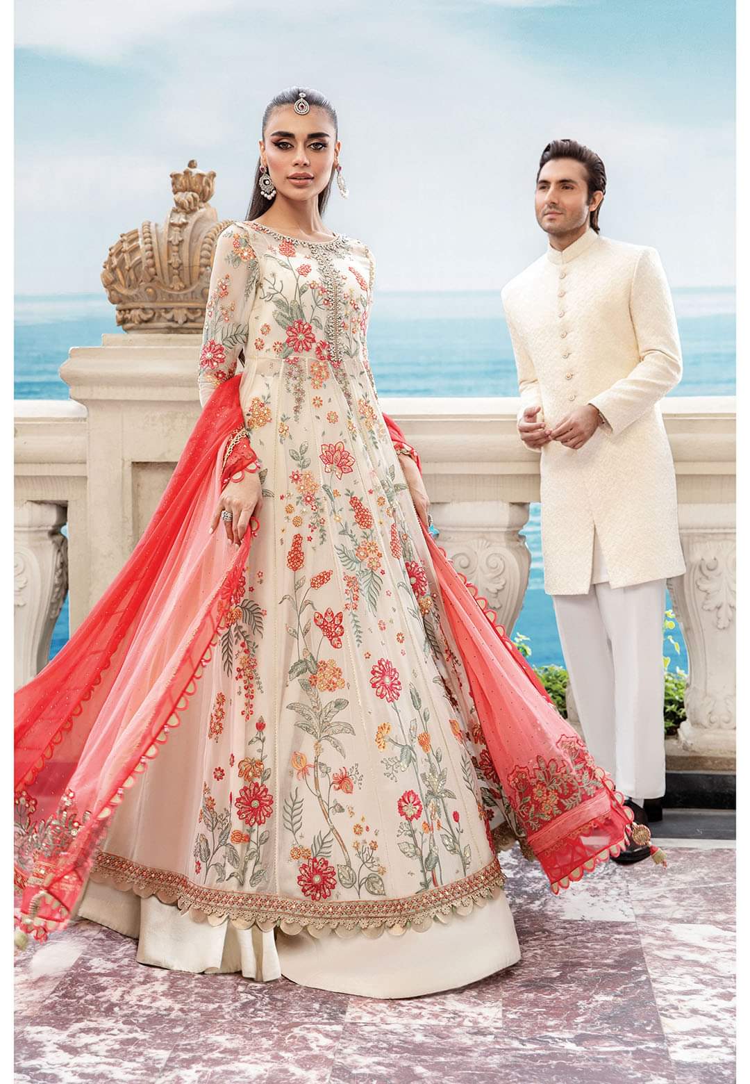 Mariab Silk Chiffon Luxury Formal 2023 Hit Code Bd 06