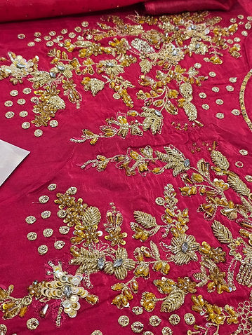 Kanwal malik party Wear 2025 Hit Code Shoking With Gold Work