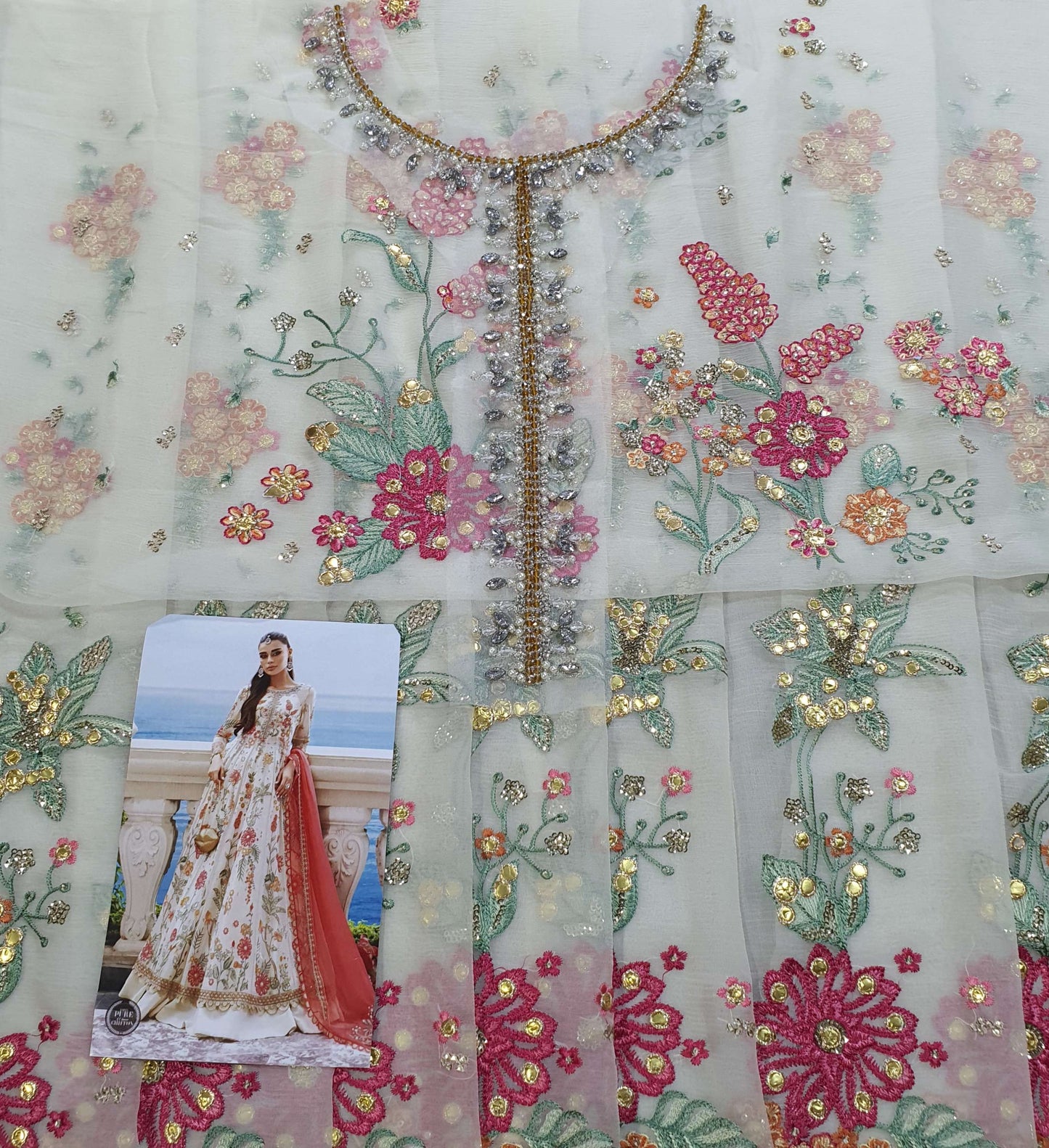 Mariab Silk Chiffon Luxury Formal 2023 Hit Code Bd 06