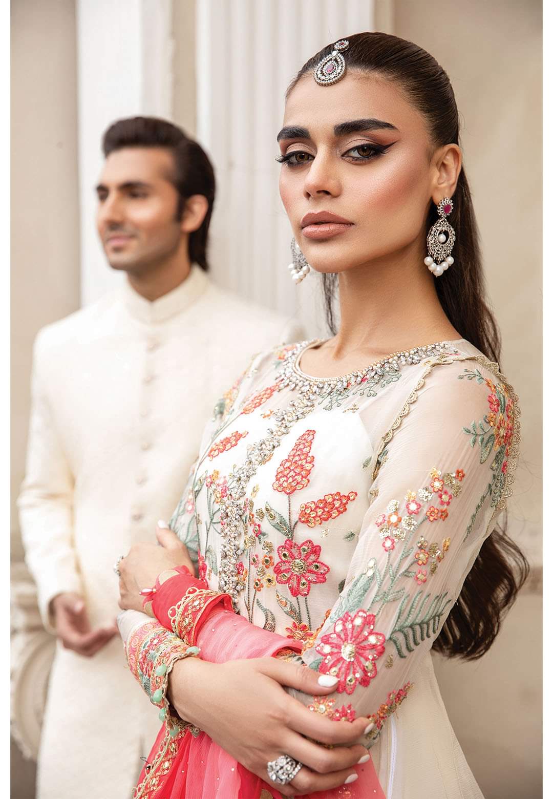 Mariab Silk Chiffon Luxury Formal 2023 Hit Code Bd 06