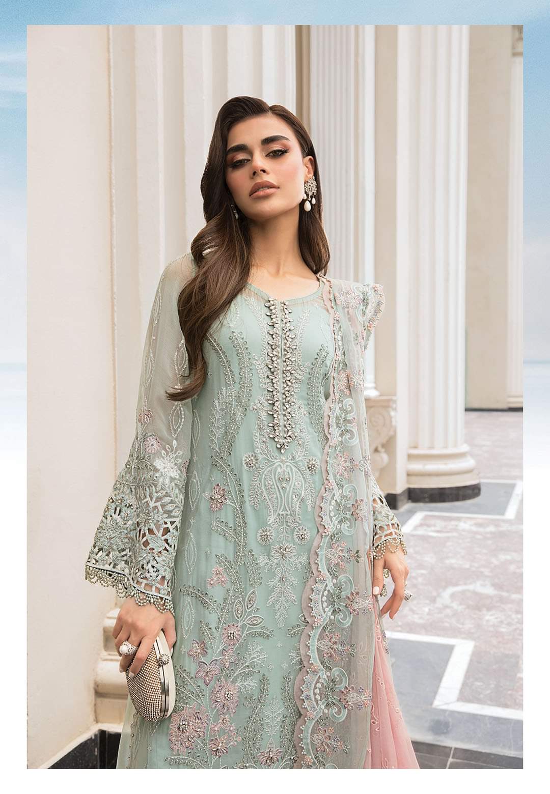 MariaB Luxury Chiffon Party Wear 2024