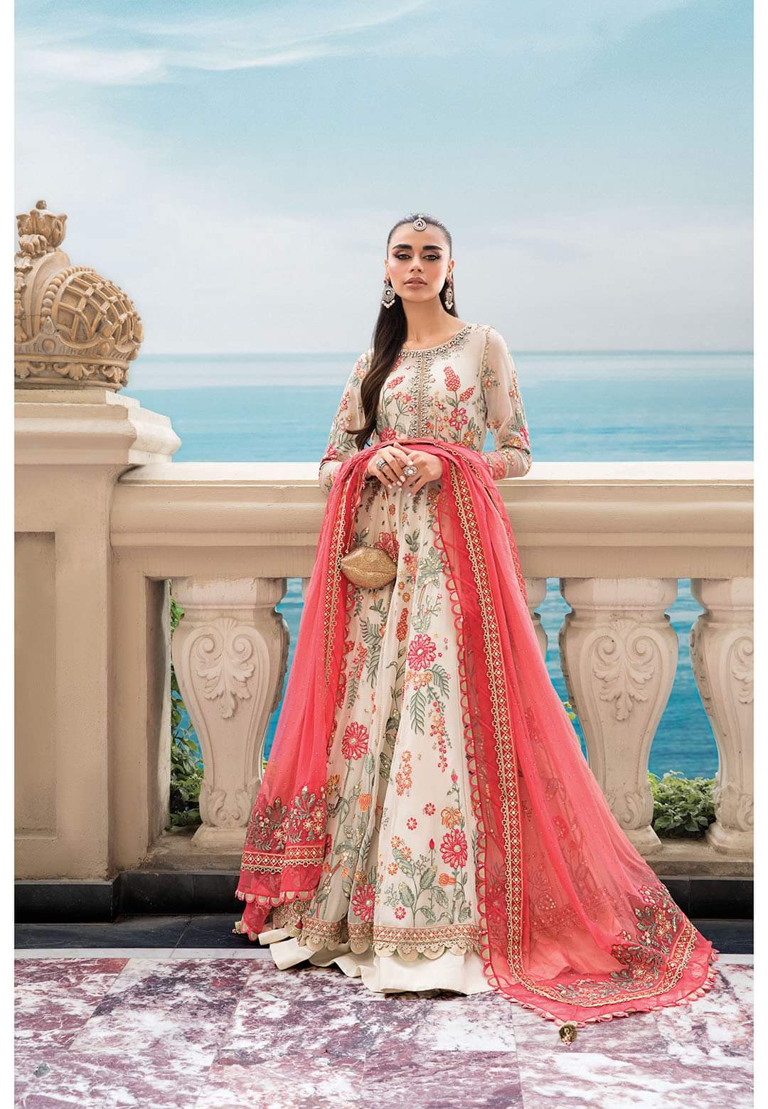 Mariab Silk Chiffon Luxury Formal 2023 Hit Code Bd 06