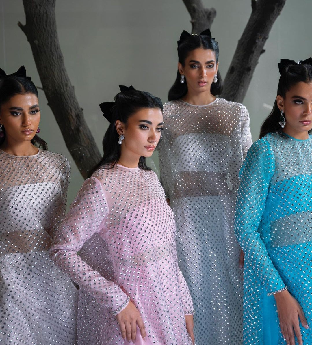 Muse Luxe Bridal Ada Work Party Wear 2024 ( Sky Aqua Colour)