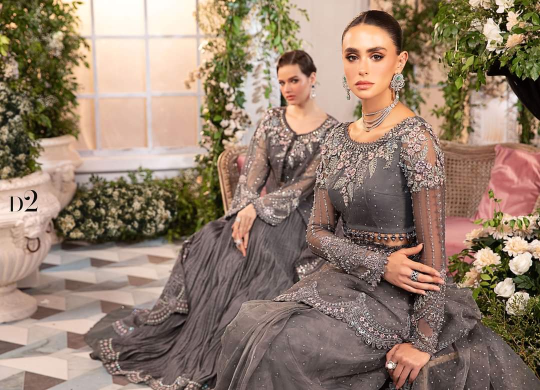 Mariab Luxury Wedding Edition Hit Code Saree D-2