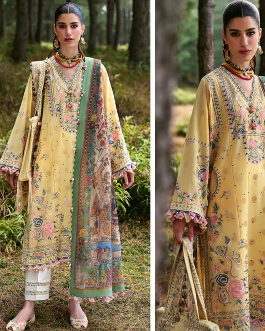 Zaha Luxury Lawn 2025 Hit Code 12-A
