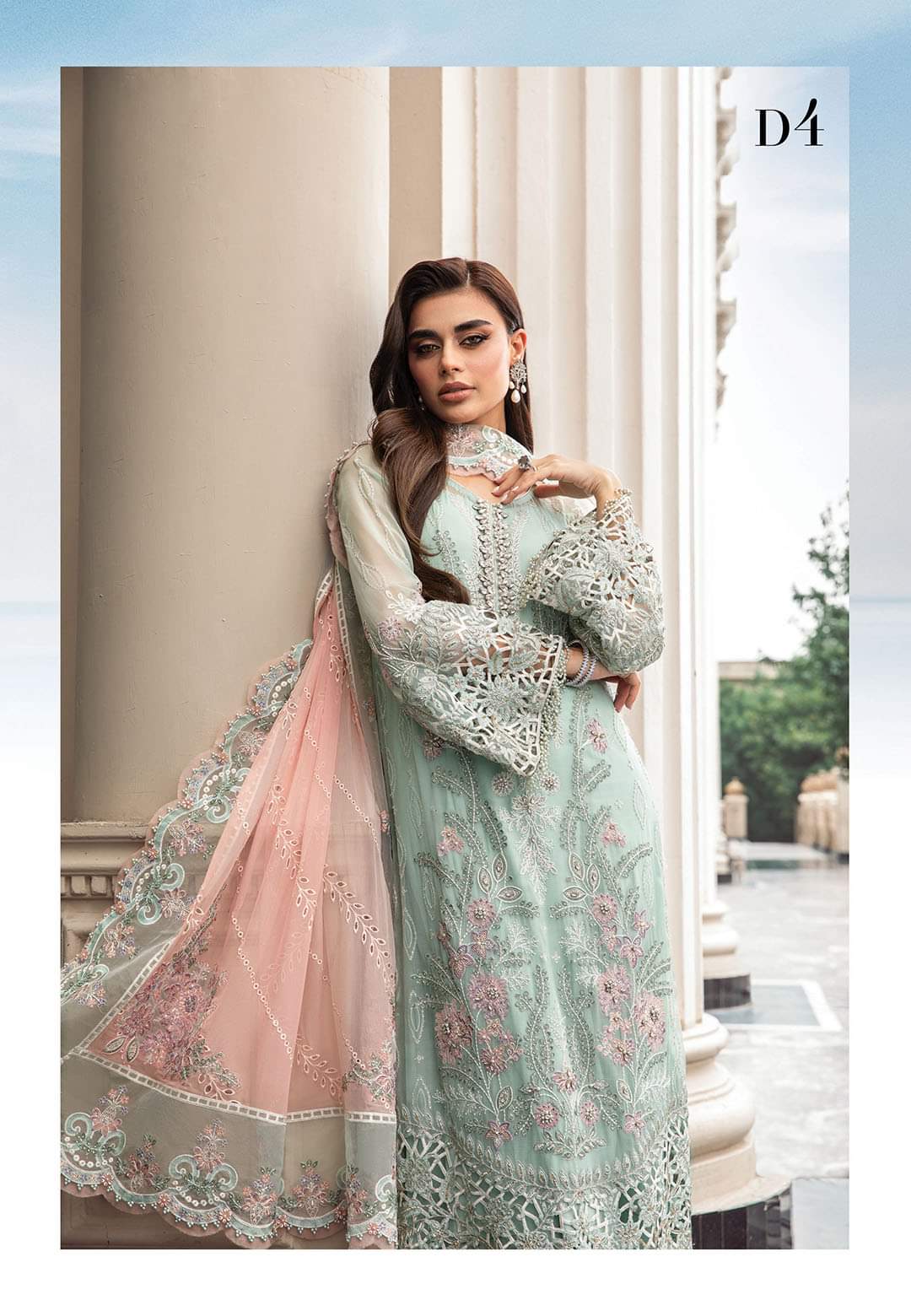 MariaB Luxury Chiffon Party Wear 2024