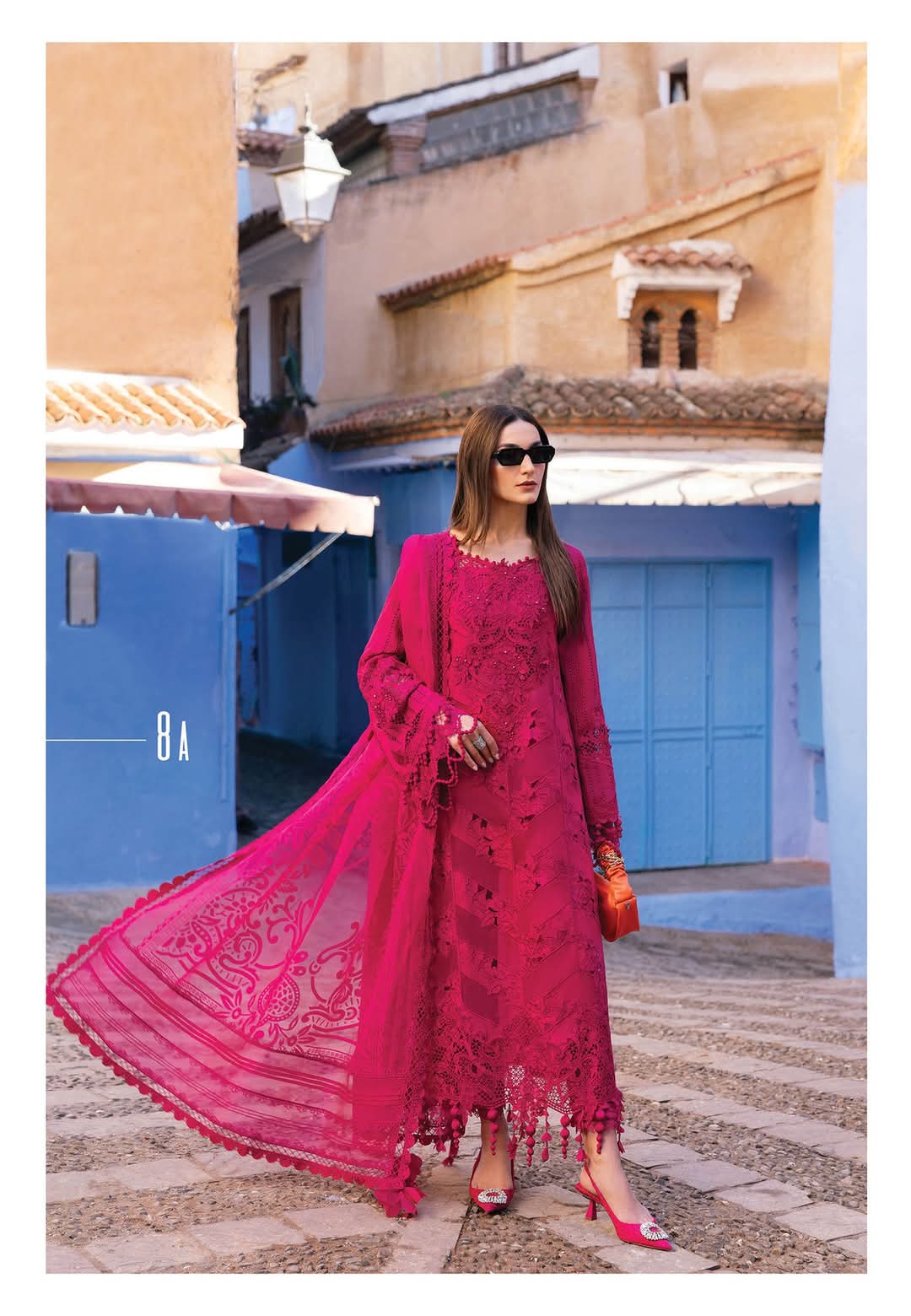 MariaB Luxury Lawn 2025 Hit Code 8A Shoking