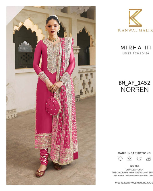 Kanwal Malik Luxury Party Wear Hit Code Noreen Shoking