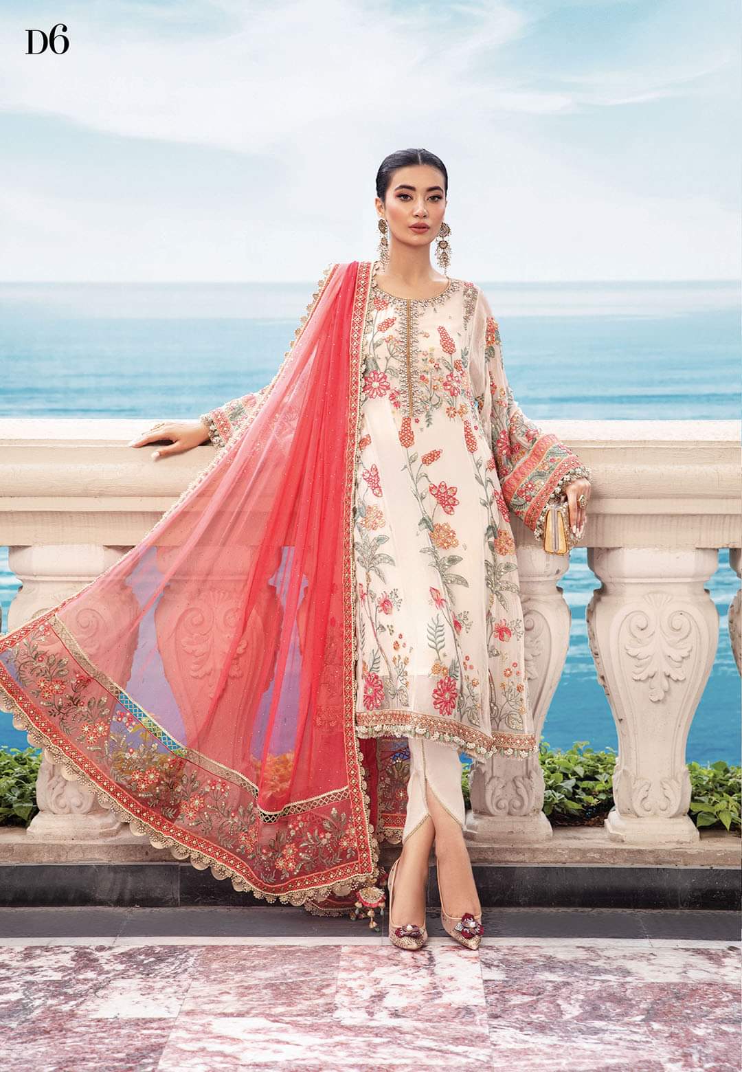 Mariab Silk Chiffon Luxury Formal 2023 Hit Code Bd 06