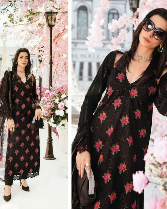 Mariab Mprints Luxury Lawn 2025 Eid Ul Azha Hit Code 1B
