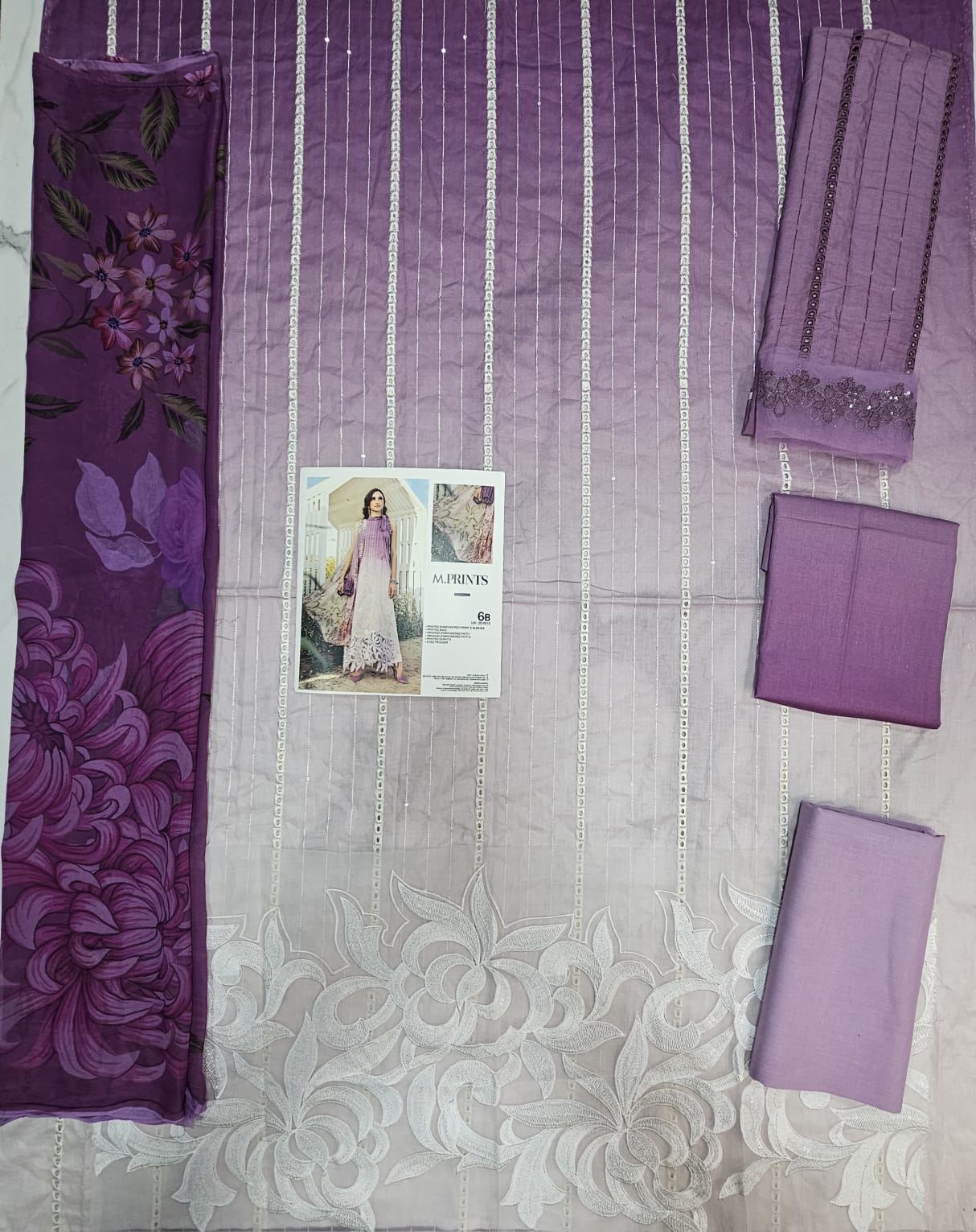 Mariab Mprints Lawn 2025 Hit Code 6B