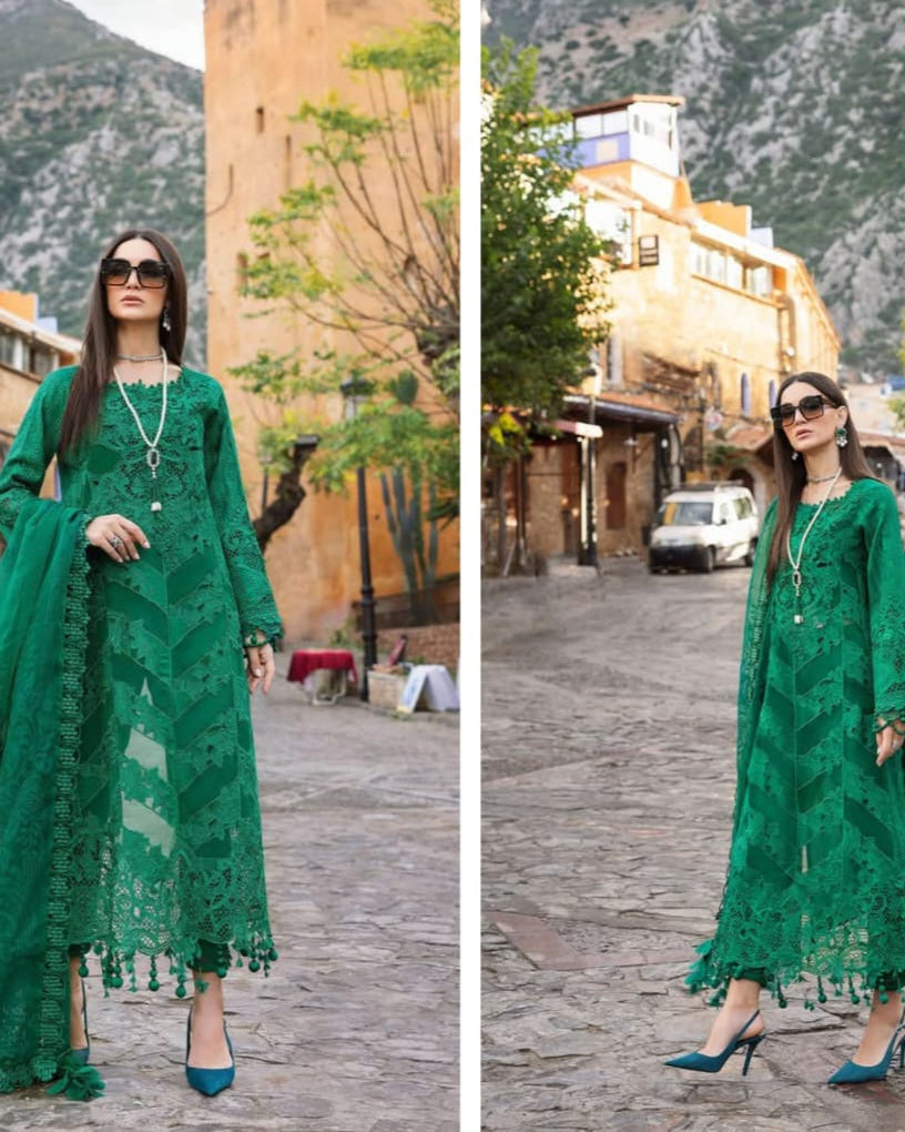 Mariab Luxury lawn 2025 Hit Code 8B