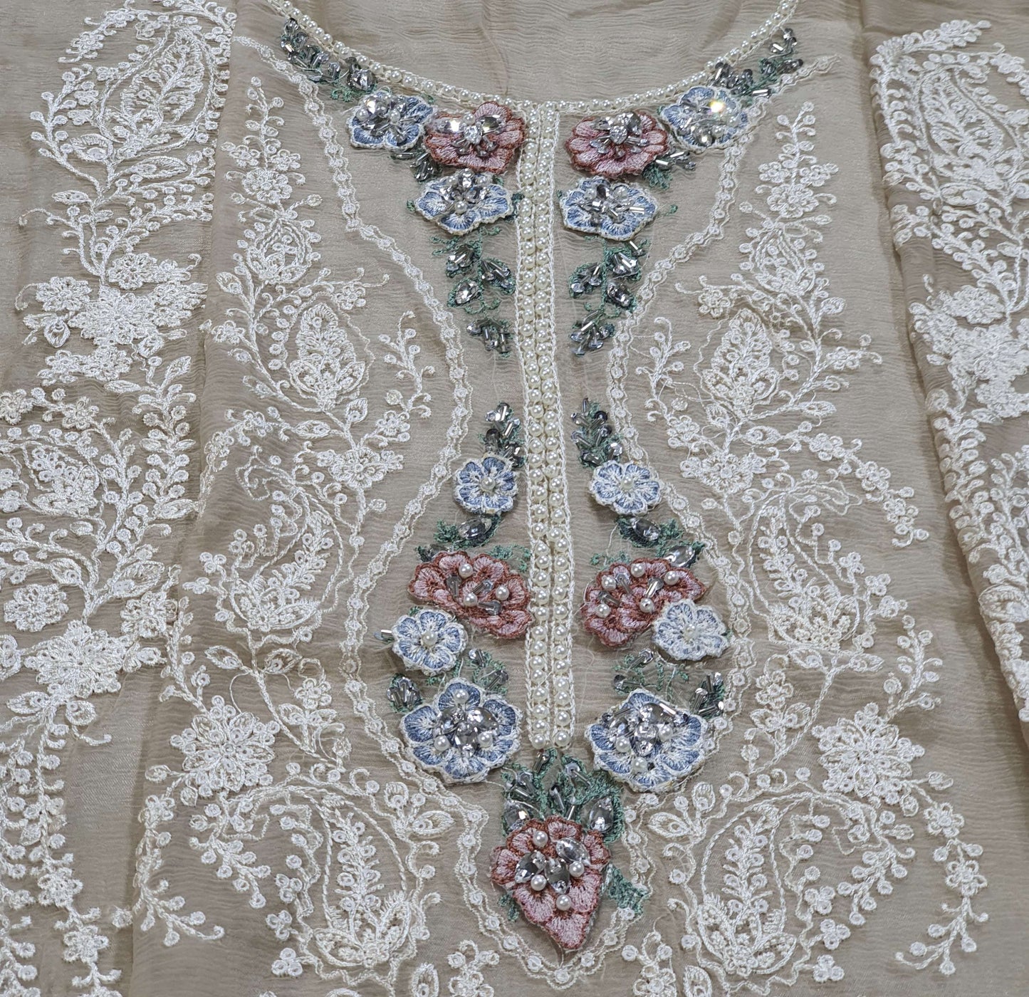 Mariab Luxury Silk Chiffon Collection 2023 Bd-01 Hit Code