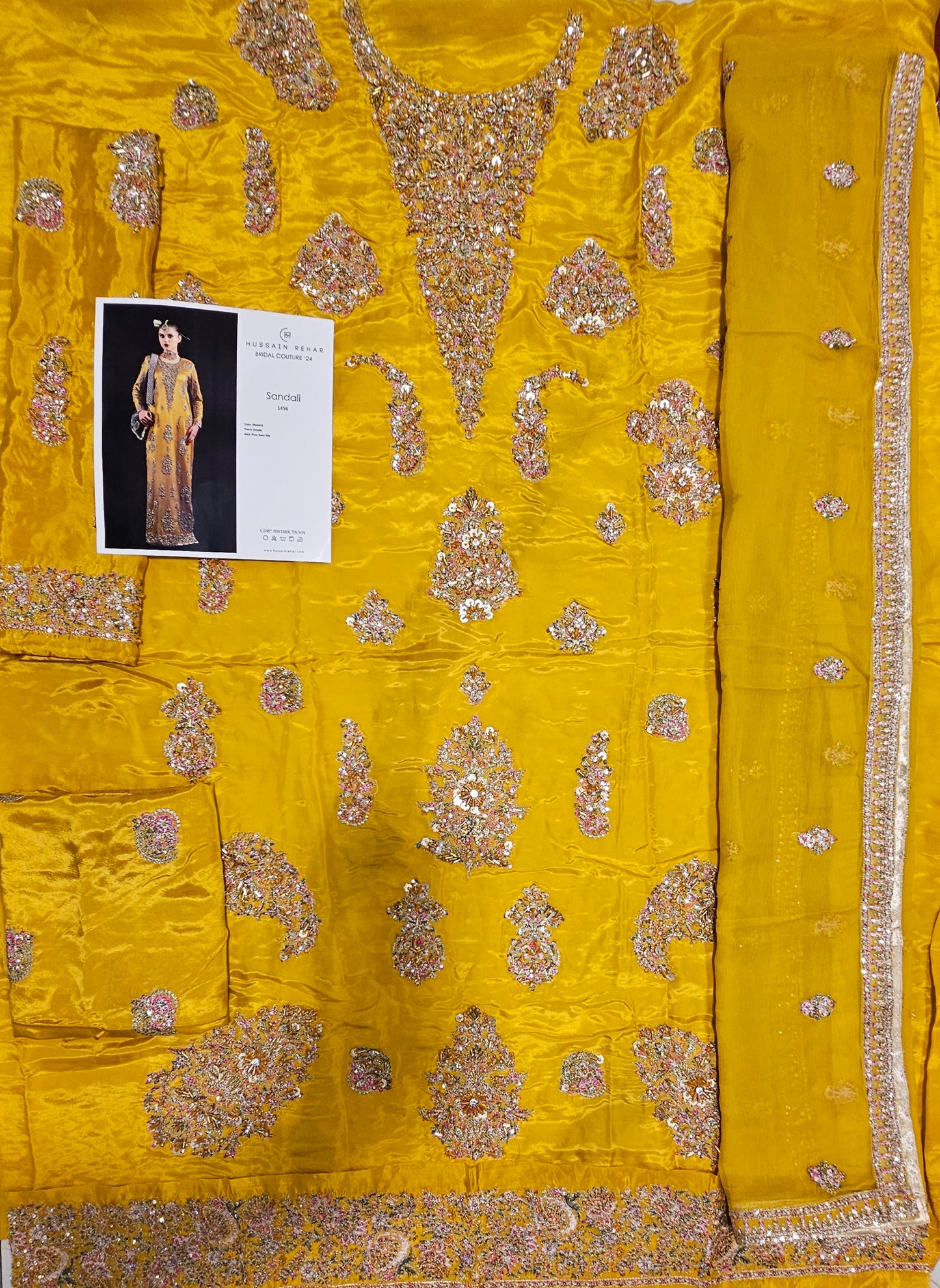 Hussain Rehar Luxury Bridal Couture Hit Code Sandali
