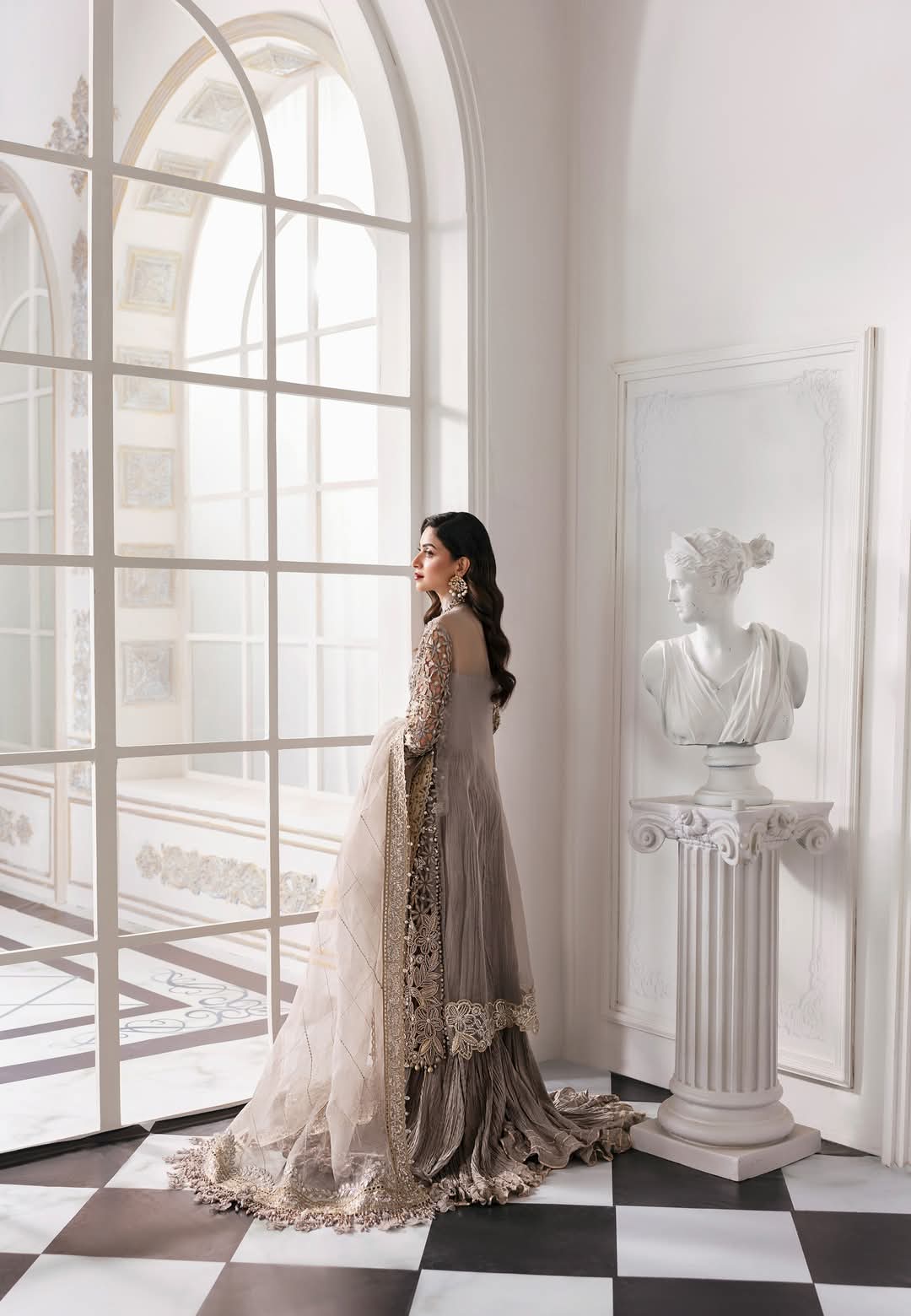 Mariab Luxury Party Wear Collection 2025 Hit Code D6