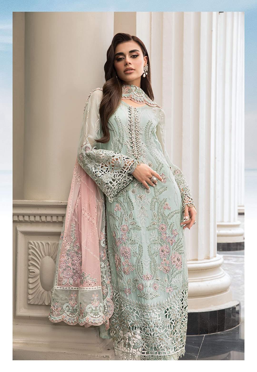 MariaB Luxury Chiffon Party Wear 2024