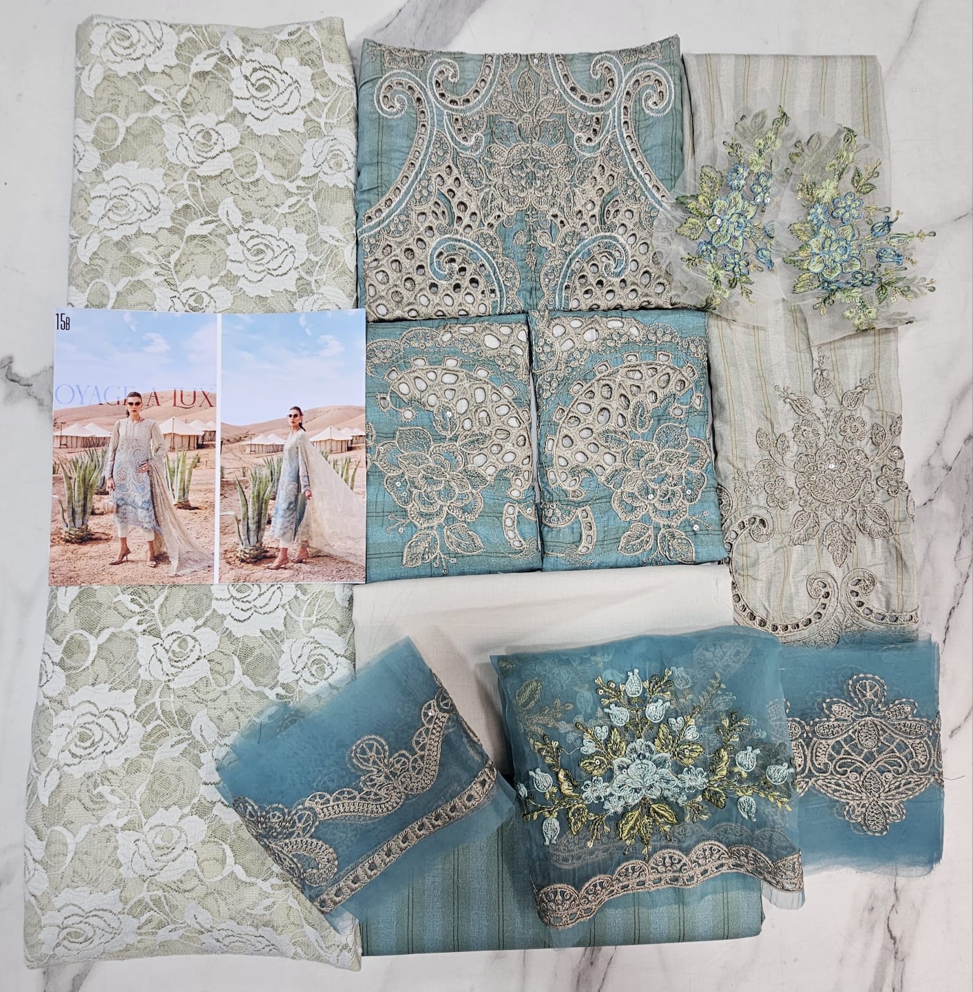 MariaB Luxury Lawn 2025 Hit Code 15-B