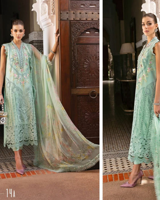 MariaB Luxury Lawn Collection 2025 Hit Code 14A