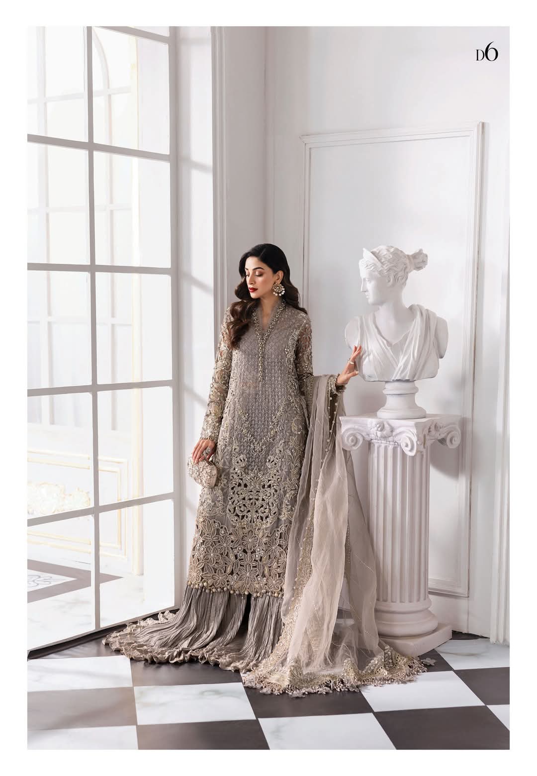 Mariab Luxury Party Wear Collection 2025 Hit Code D6