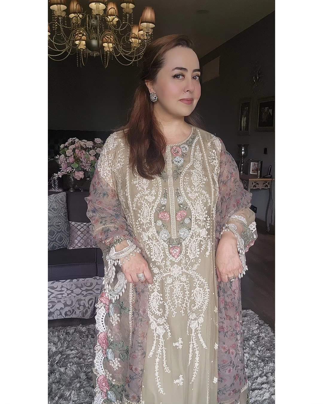 Mariab Luxury Silk Chiffon Collection 2023 Bd-01 Hit Code
