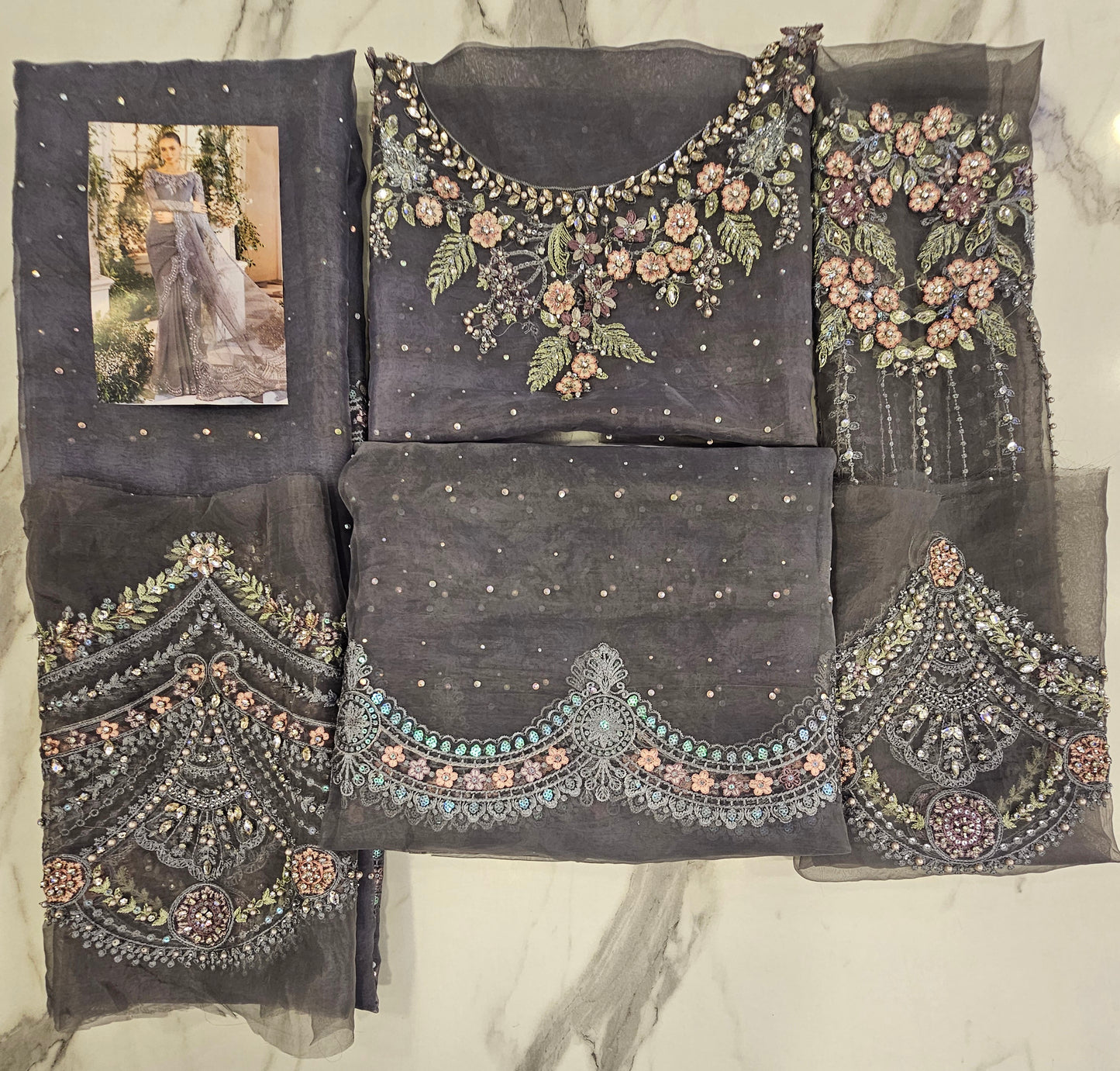 Mariab Luxury Wedding Edition Hit Code Saree D-2